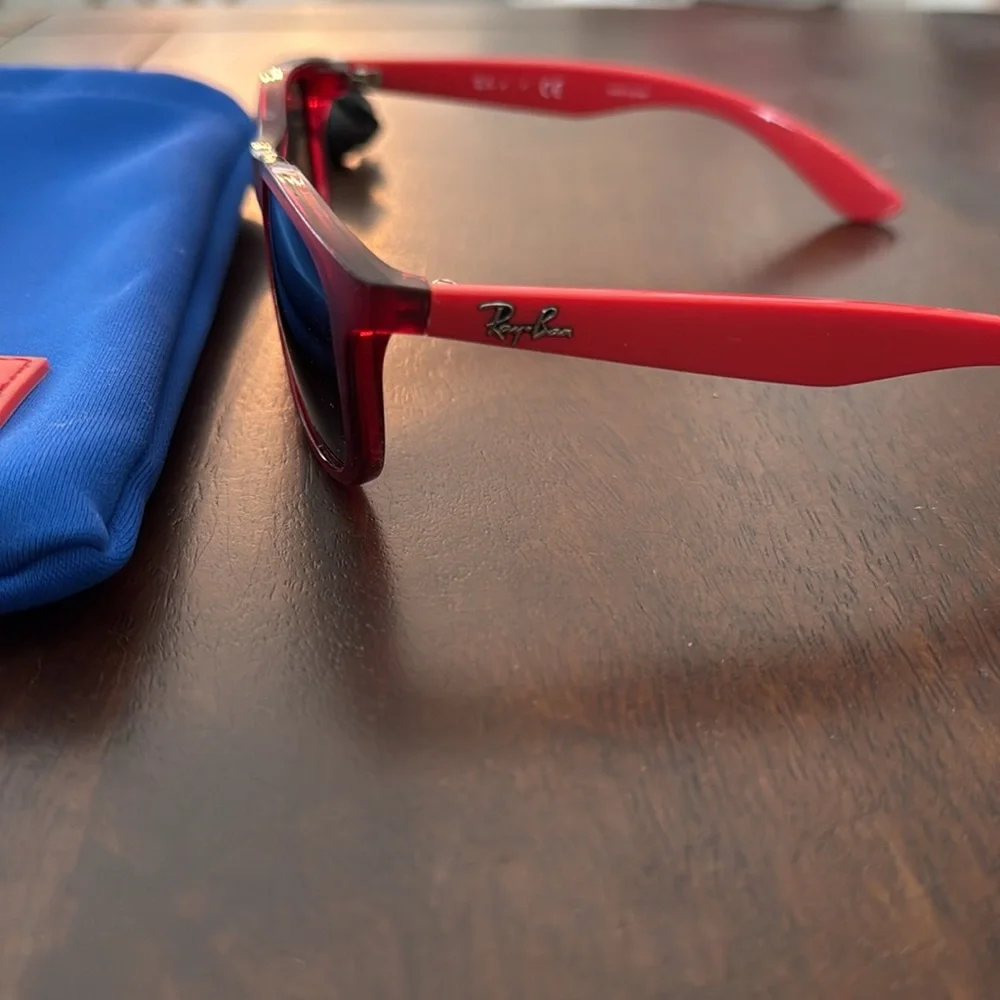 Ray-Ban Kids Red Sunglasses - Classic UV Protection